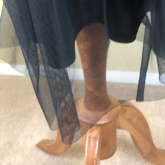 Cache Gorgeous Floral Blue Applique Sheath Dress - Picture 5 of 13